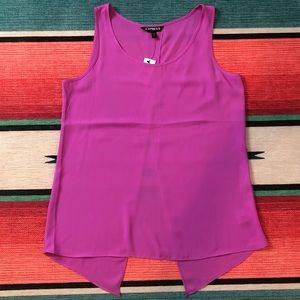 Express Open Back Tank Top Medium